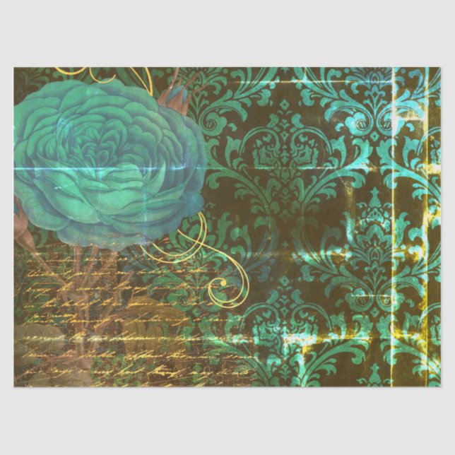 PAPIER MOUSSELINE - Damask Friday- decoupage (Recto)