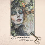 Papier Mousseline Dame victorienne vintage et éphémère papillon<br><div class="desc">Plongez dans l'art de l'artisanat avec notre "Vintage dame victorienne et éphémère papillon" de la Collection Decoupage. Cette oeuvre exquise incarne l'esprit de l'art médiatique mixte, mêlant l'allure romantique de l'esthétique victorienne à la délicate grâce des motifs papillons. C'est un clin d'oeil artistique à une époque révolue, prête à être...</div>