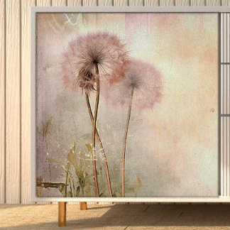 Papier Mousseline Dandelions dans la page de découpage de l'après-mi