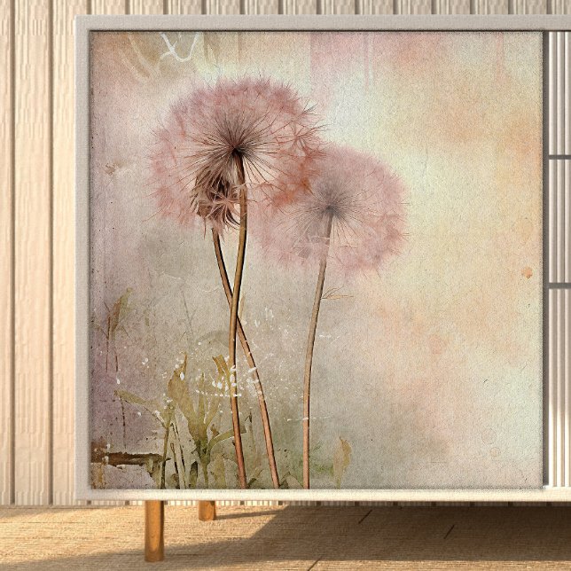 Papier Mousseline Dandelions dans la page de découpage de l'après-mi (Créateur téléchargé)