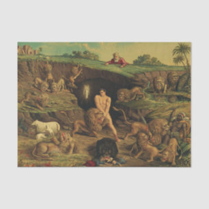 Papier Mousseline Daniel dans le Den des Lions