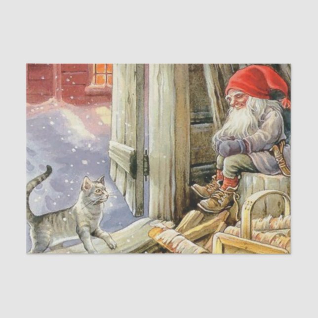 Papier Mousseline "Dans le bois" par Jenny Nystrom (Recto)