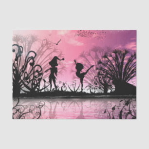 Papier Mousseline Danse au violon