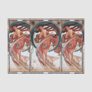 Papier Mousseline Danse d'Alfons Mucha 1898