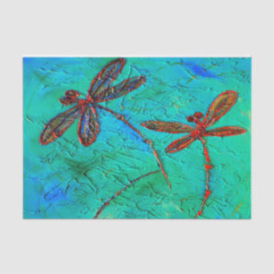 Papier Mousseline Danse de libellule