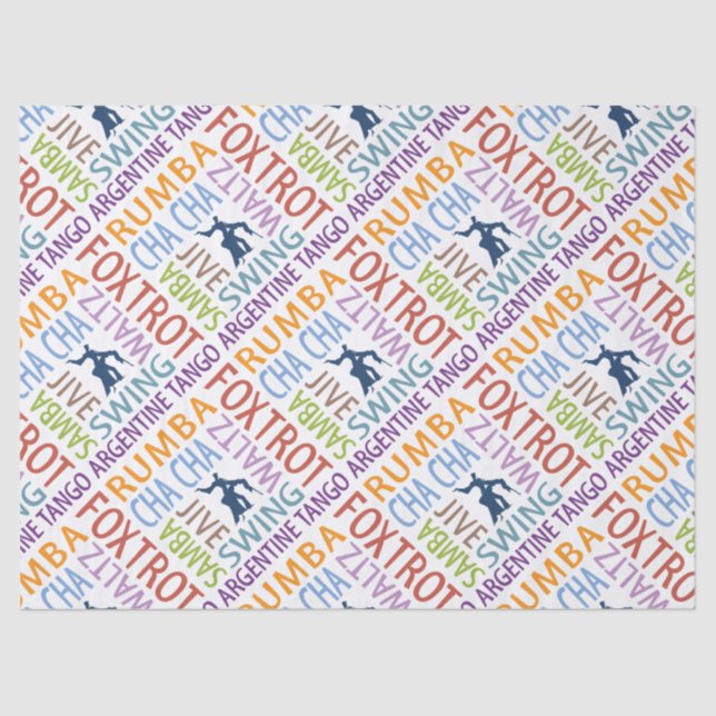 Papier Mousseline Danse de salon (Recto)