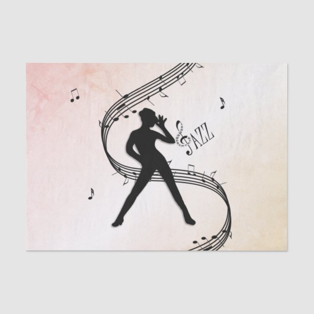 Papier Mousseline Danse Jazz (Recto)