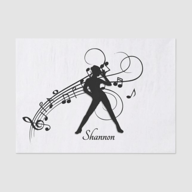 Papier Mousseline Danse moderne (Recto)