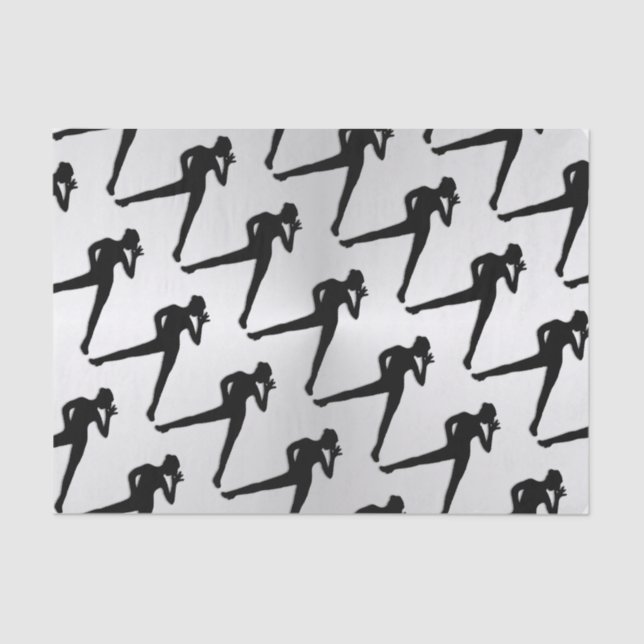 Papier Mousseline Danse moderne Silver (Recto)