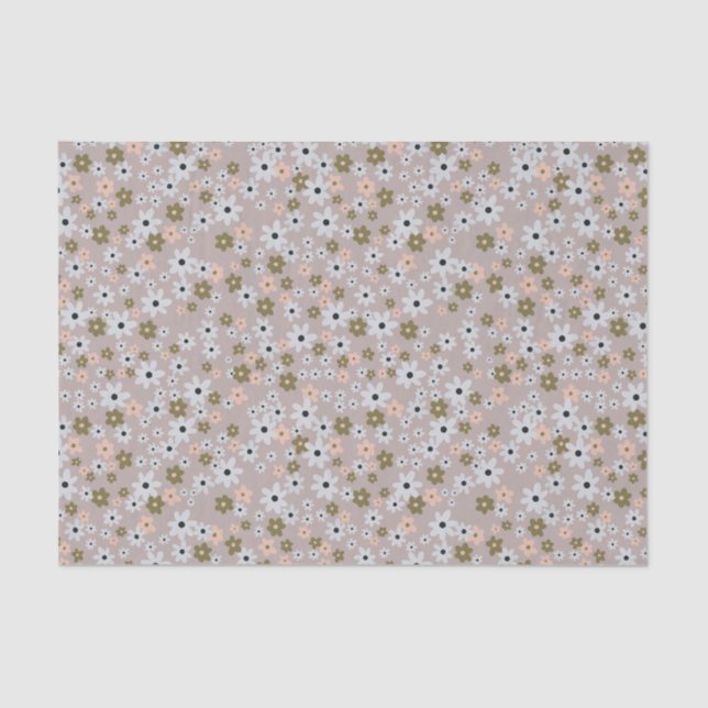 Papier Mousseline Danses Papier Tissu Rose (Recto)