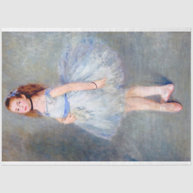 Papier Mousseline Danseur de ballet, Renoir (Recto)