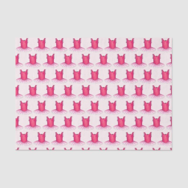 Papier Mousseline Danseur de ballet Tutu rose Ballerina Dance Consid (Recto)