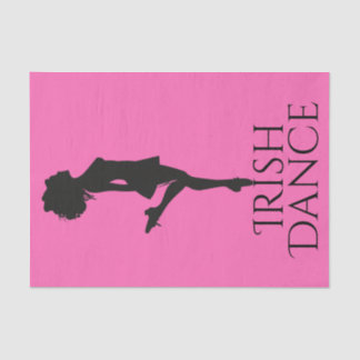 Papier Mousseline Danseur irlandais Dur Chaussure rose et Black Danc