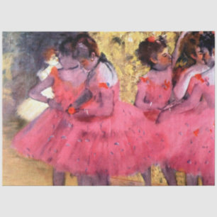 Papier Mousseline Danseurs Roses, Edgar Degas