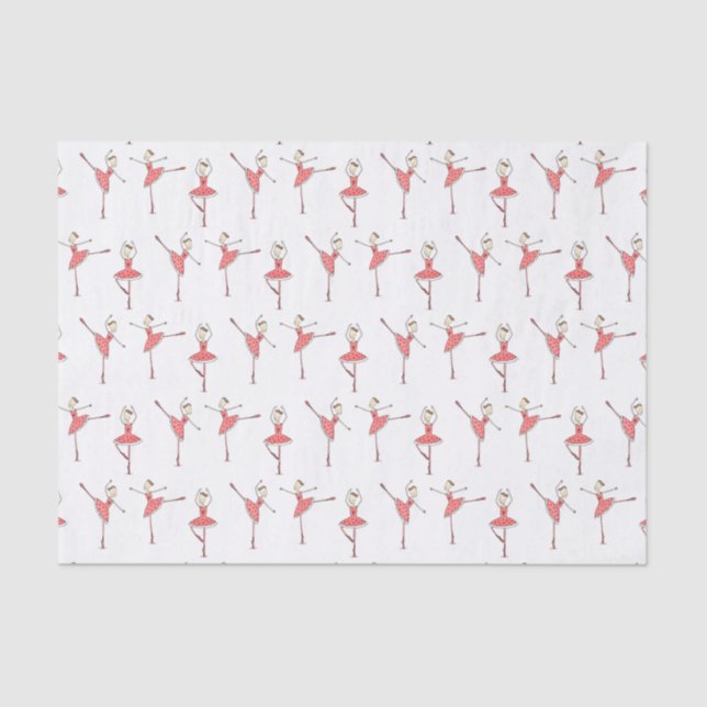 Papier Mousseline Danseuse de ballet Ballerine (Recto)