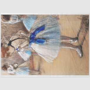 Papier Mousseline Danseuse de ruban bleu, Edgar Degas