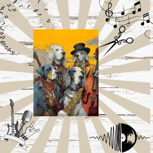 Papier Mousseline Dapper Dapper Dog Musique Band