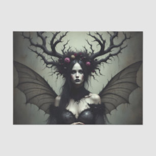 Papier Mousseline Dark Fairy Decoupage