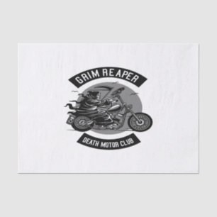 Papier Mousseline Death Motorcycle