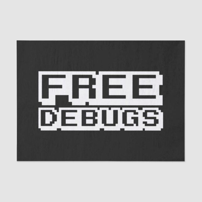 PAPIER MOUSSELINE DEBUGS GRATUITS (Recto)