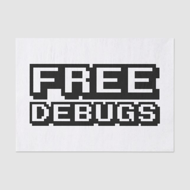 PAPIER MOUSSELINE DEBUGS GRATUITS (Recto)