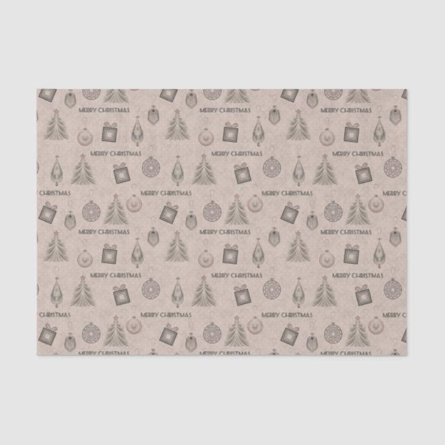 Papier Mousseline Décor Art déco moderne décoration artisanale vinta (Recto)