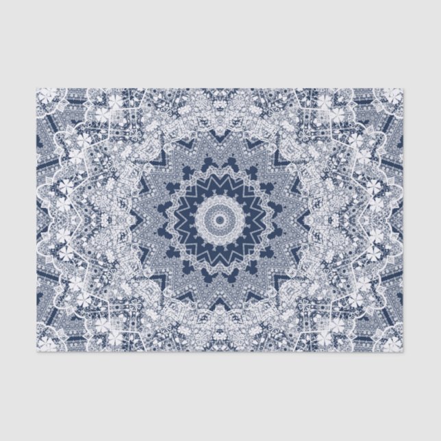 Papier Mousseline Décor dentelé (Recto)