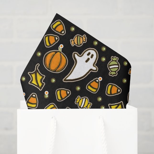 Papier Mousseline Décoration de fête d'Halloween (Sac cadeau)