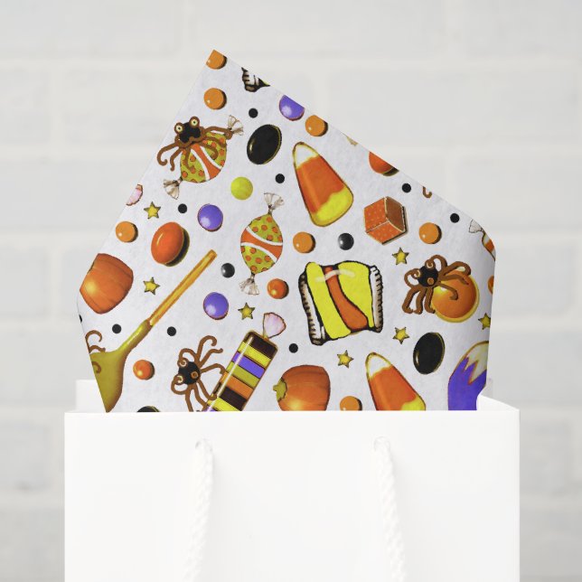 Papier Mousseline Décoration de fête Halloween (Sac cadeau)