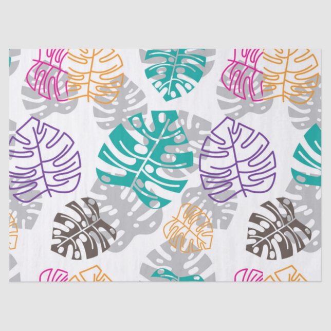 Papier Mousseline décoration papier feuille (Recto)