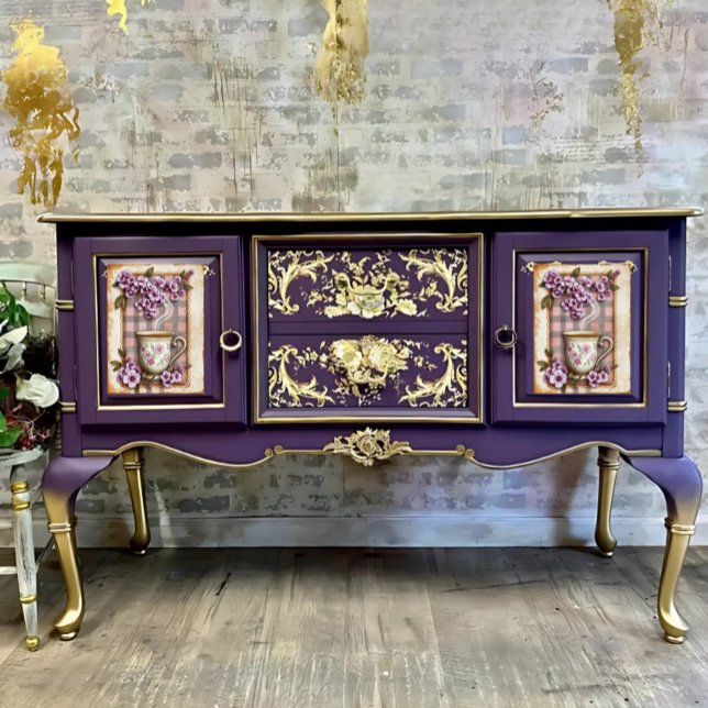 Papier Mousseline Découpage à base de café vintage (Créateur téléchargé)