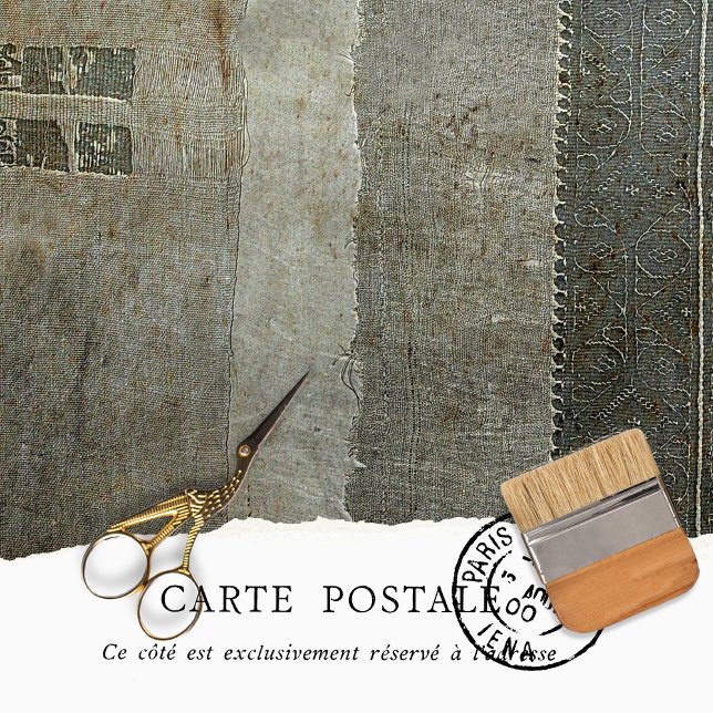 Papier Mousseline Découpage à texture en détresse gris rustique vint (Créateur téléchargé)