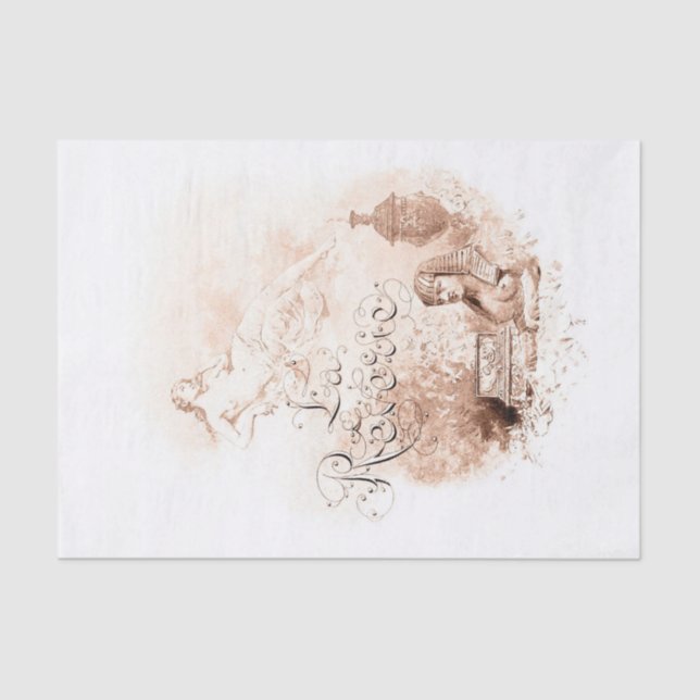 Papier Mousseline Découpage Art classique (Recto)