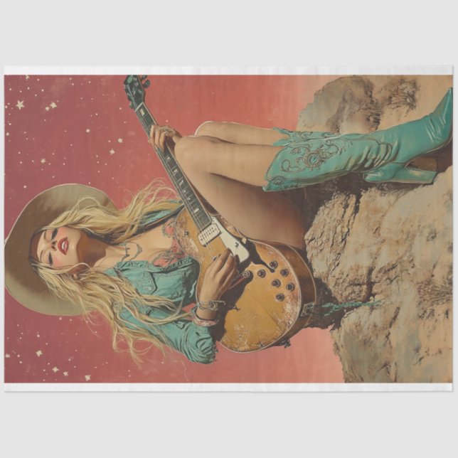 Papier Mousseline Découpage Artiste Alizabeth le créateur de contenu (Recto)