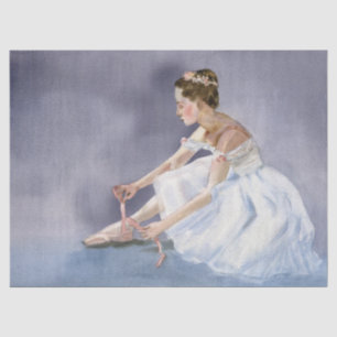 Papier Mousseline Découpage Ballerina Watercolor