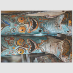 Papier Mousseline Découpage Boots comiques Whimsical Stylés