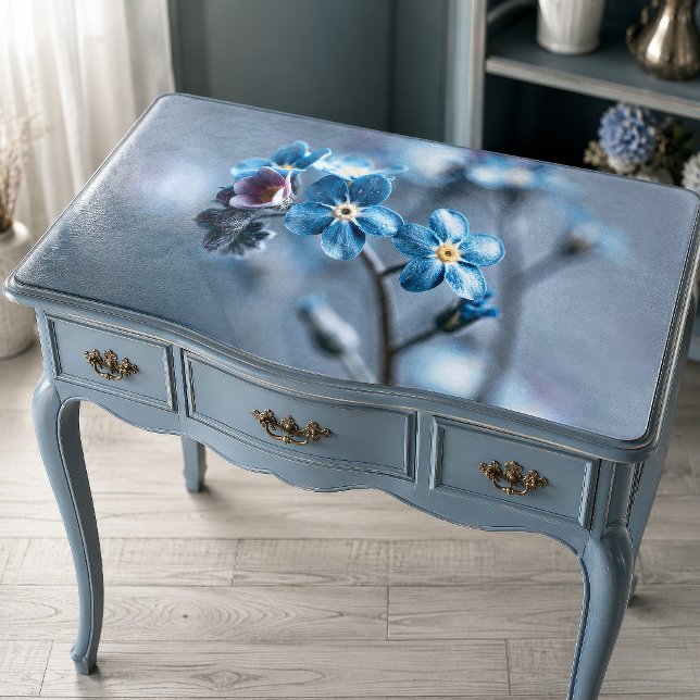 Papier Mousseline Découpage botanique Forget-Me-Not Indigo foncé Moo (Créateur téléchargé)