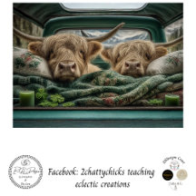 Découpage camion vintage Highland St. Patrick Irla