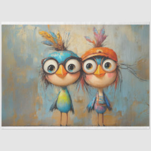 Papier Mousseline Découpage Caractère Whimsical Wackadoodle Brothers