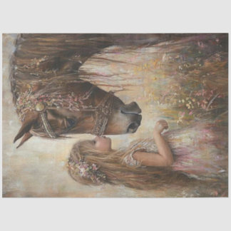 Papier Mousseline Découpage Cheval Arabe Karis Fortune & Ella