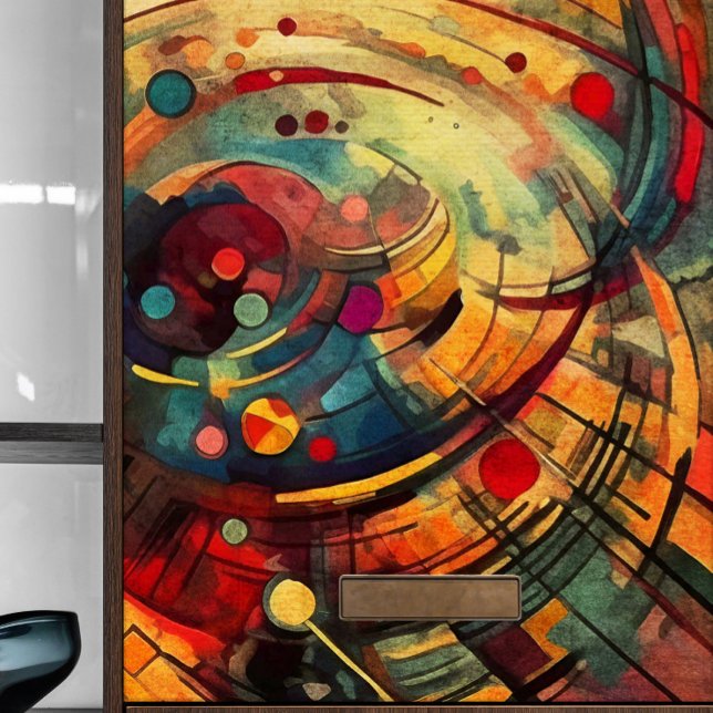 Papier Mousseline Découpage circulaire Abstraite brillante (Créateur téléchargé)