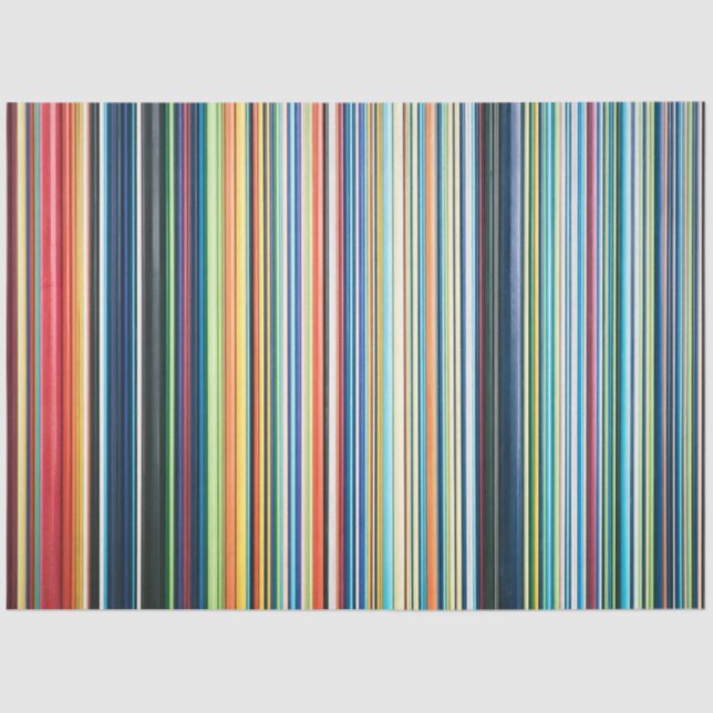 Papier Mousseline Découpage couleur arc-en-ciel (Recto)