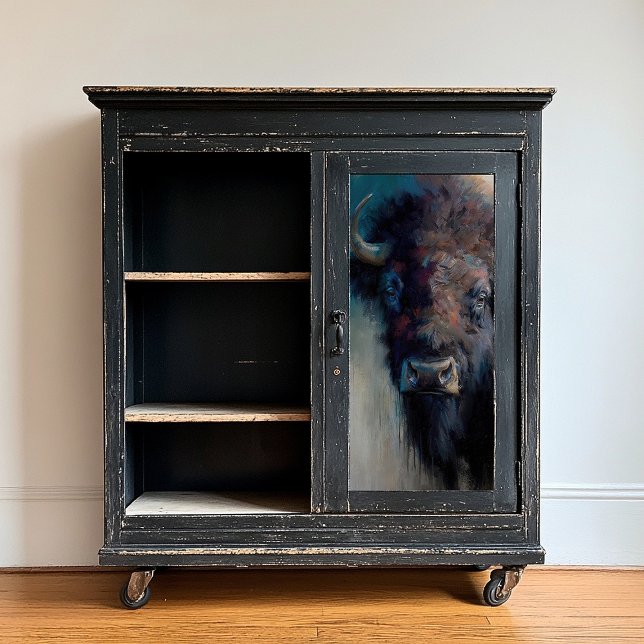 Papier Mousseline Découpage d'art Bold Bison (Créateur téléchargé)