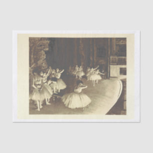 Papier Mousseline Découpage d'art de ballet Vintage
