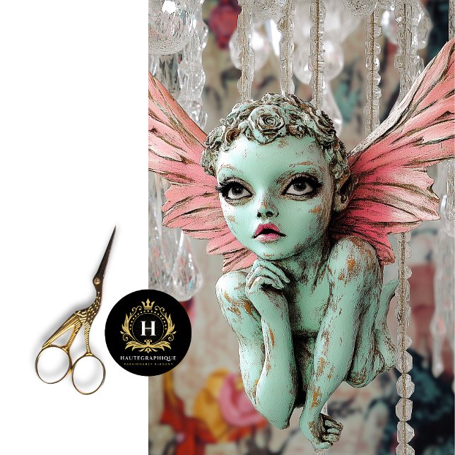 Papier Mousseline Découpage d'art féérique gothique lunaire (Créateur téléchargé)