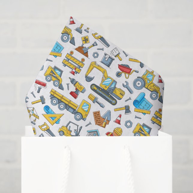 Papier Mousseline Découpage de construction (Sac cadeau)