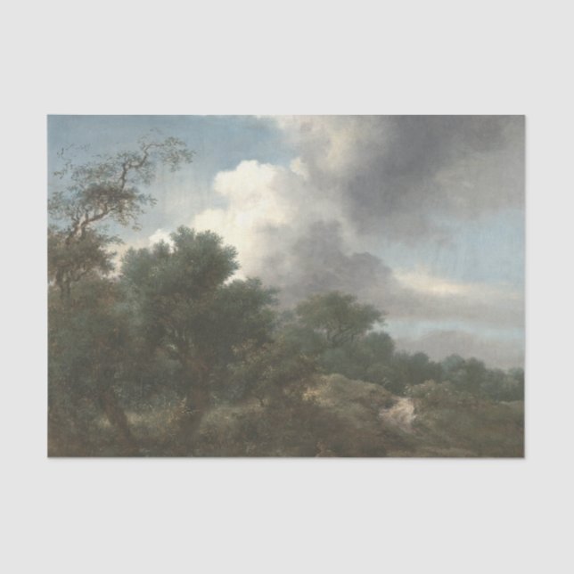 Papier Mousseline Découpage de découpage de la chute du paysage (Recto)