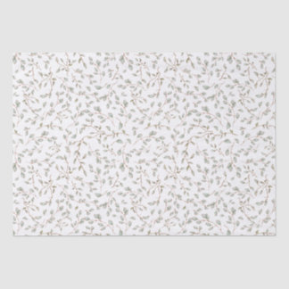 Papier Mousseline Découpage de feuilles botaniques Boho vintage