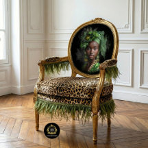 Découpage de Glamour Floral Vert Émeraude