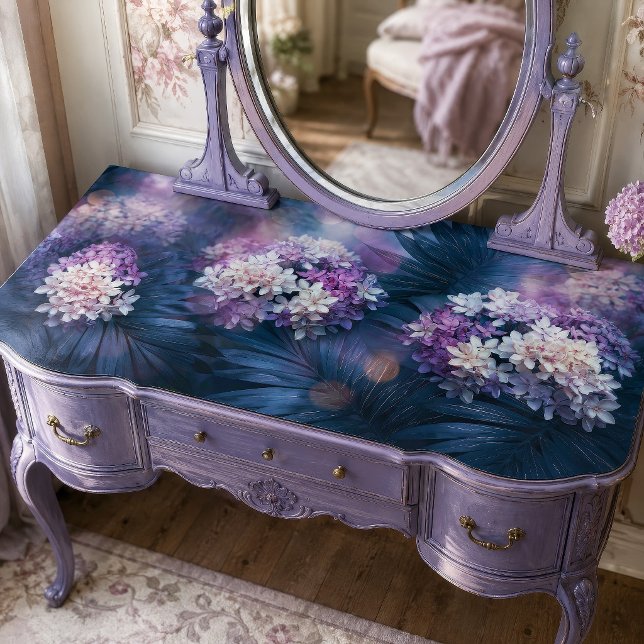 Papier Mousseline Découpage de grappes de fleurs de lilas rose (Créateur téléchargé)